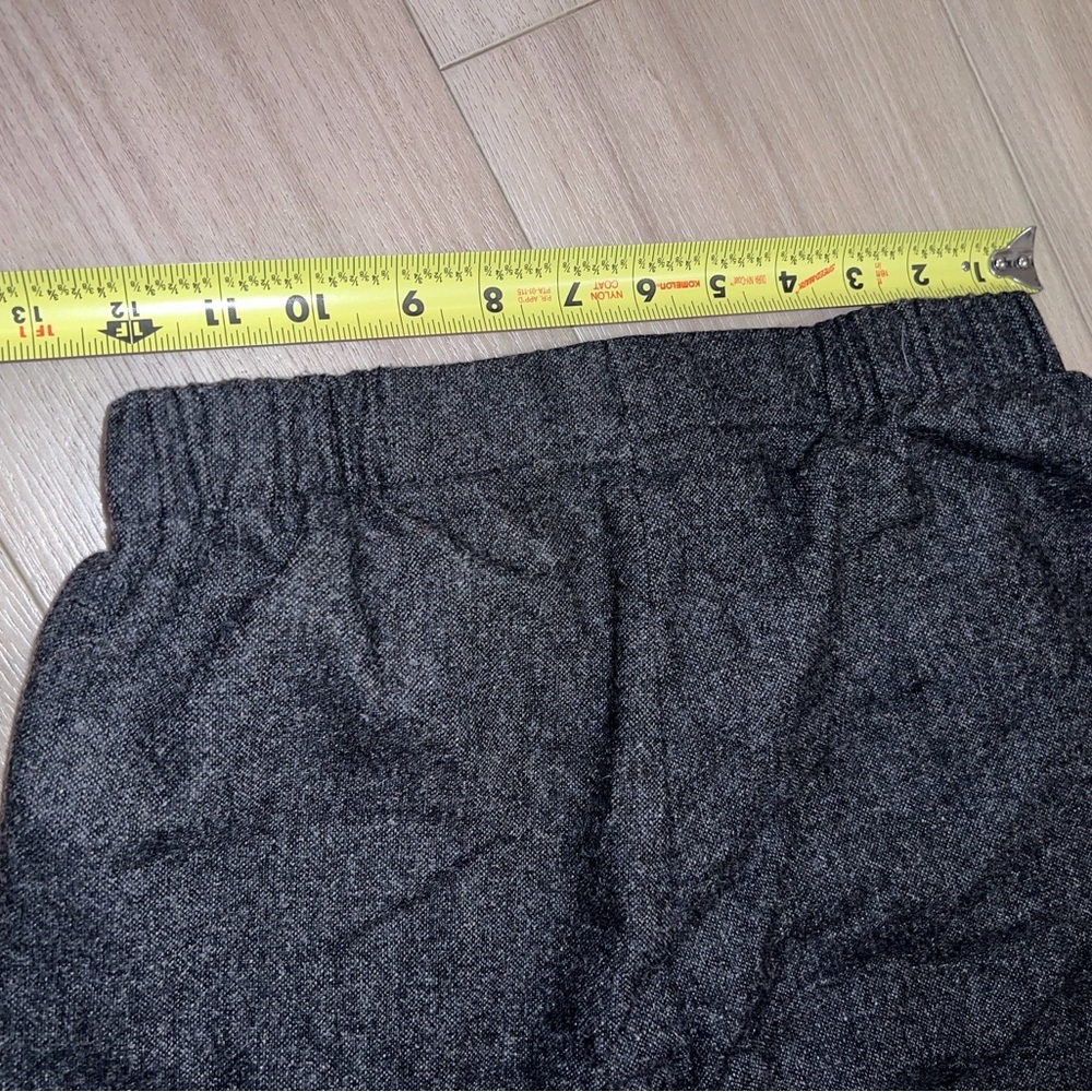 Aritzia Babaton Black Wool Blend Straight Leg Trousers Small Mid Rise Work Pants - Picture 12 of 12